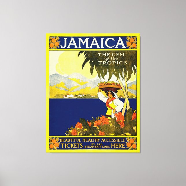 Jamaica Canvastryck (Framsida)