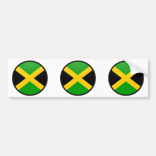 Jamaica cirklar den kvalitets- flagga bildekal