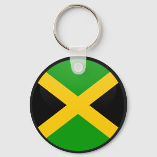Jamaica cirklar den kvalitets- flagga nyckelring