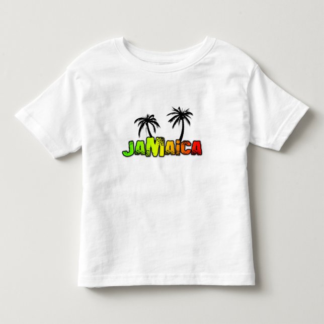 Jamaica coconut träd child t-shirt (Framsida)