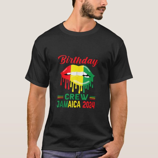 Jamaica Crew 2024 30:e 50:e Party Matchin T Shirt (Framsida)