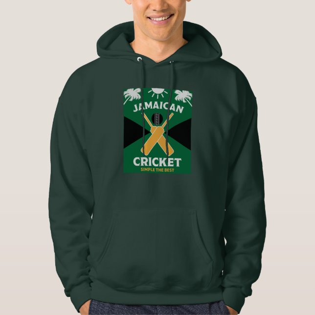 Jamaica Cricket Hoodie (Framsida)