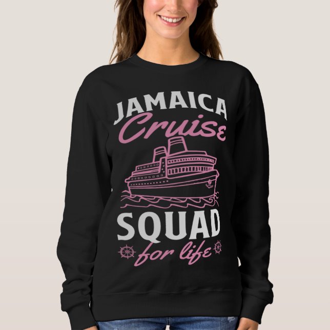 Jamaica Cruise Squad For Life Matching Cruise Ship T Shirt (Framsida)