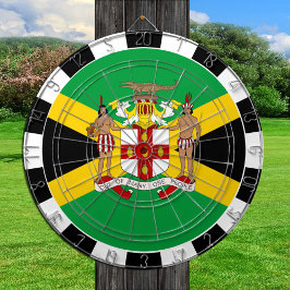 Jamaica Dartboard & Jamaican Flagga / sporten boar Darttavla