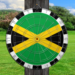 Jamaica Dartboard, sporten Jamaican Flagga Darttavla
