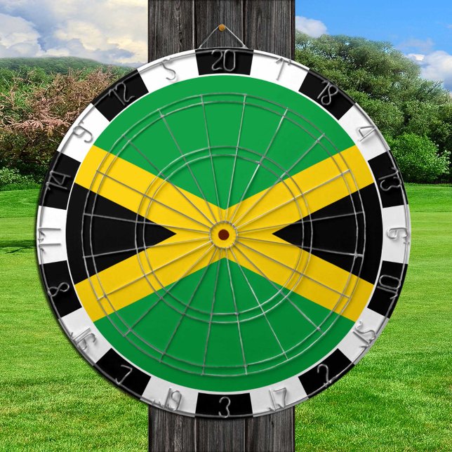 Jamaica Dartboard, sporten Jamaican Flagga Darttavla (Skapare uppladdad)