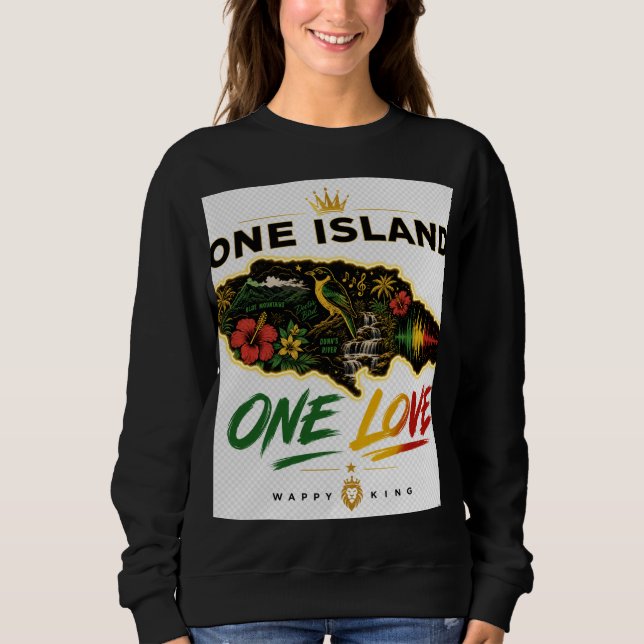 Jamaica design kvinnor T-shirt  (Framsida)