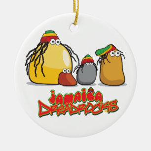 Jamaica DreadRocks Julgransprydnad Keramik