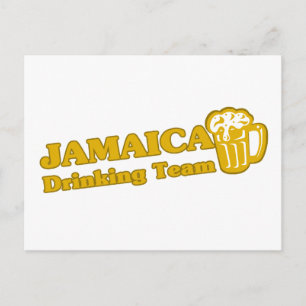 Jamaica Drinking Team Vykort