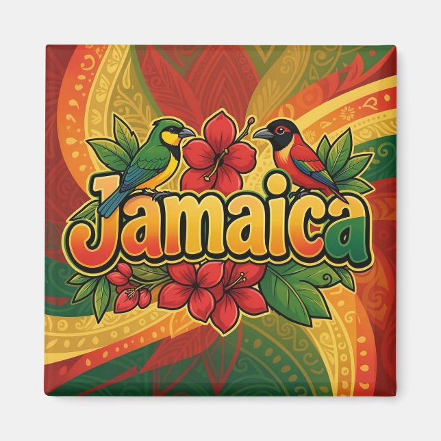 Jamaica drömmar  magnet (Framsidan)
