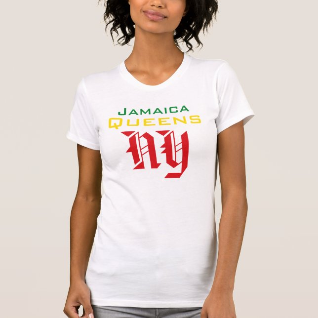 Jamaica drottningar NY T Shirt (Framsida)