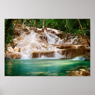 Jamaica Dunns flod Falls Poster