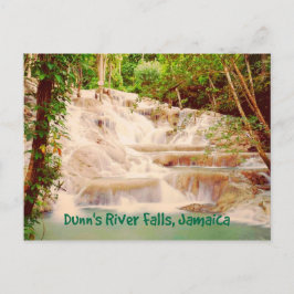 Jamaica Dunns flod Falls stilized Vykort