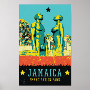 Jamaica, Emancipation Park, Västindiens vykort Poster