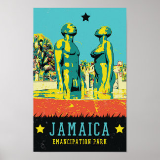 Jamaica, Emancipation Park, Västindiens vykort Poster