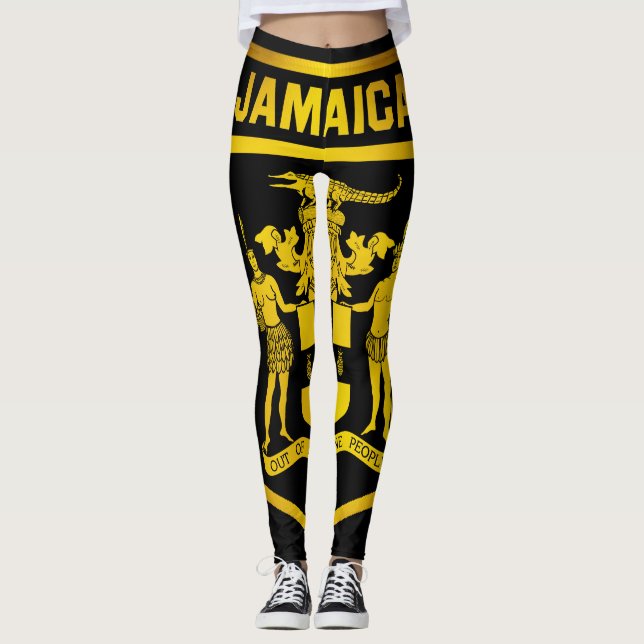 Jamaica Emblem Leggings (Framsida)