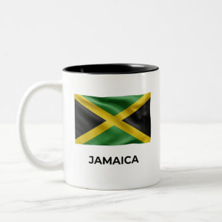 Jamaica Enkel Flagga | Varje Dag Stolthet Två-Tonad Mugg
