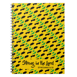 JAMAICA Ephesian 6:10 Christian Scripture Bible Anteckningsbok