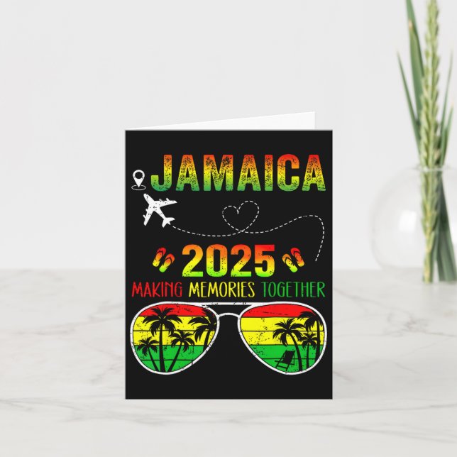 Jamaica Familjeåterförening 2025 Skapar Minnen Sem Kort (Framsida)