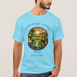 Jamaica familjesammankomst t shirt