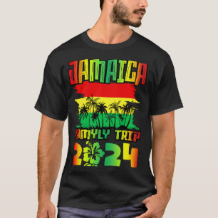 Jamaica Family Resa 2024 Jamaican Caribbean Beach T Shirt