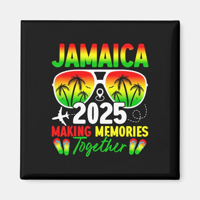 Jamaica Family Reunion 2025 Skapar Memories Vacati Magnet (Framsidan)
