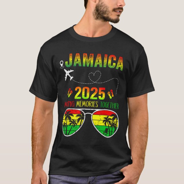 Jamaica Family Reunion 2025 Skapar Memories Vacati T Shirt (Framsida)