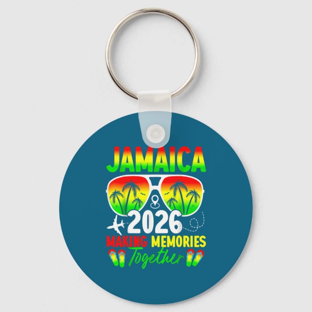 Jamaica Family Reunion 2026 Making Memories Vacati Nyckelring (Framsida)