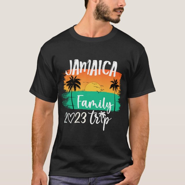 Jamaica Family Trip 2023 T Shirt (Framsida)