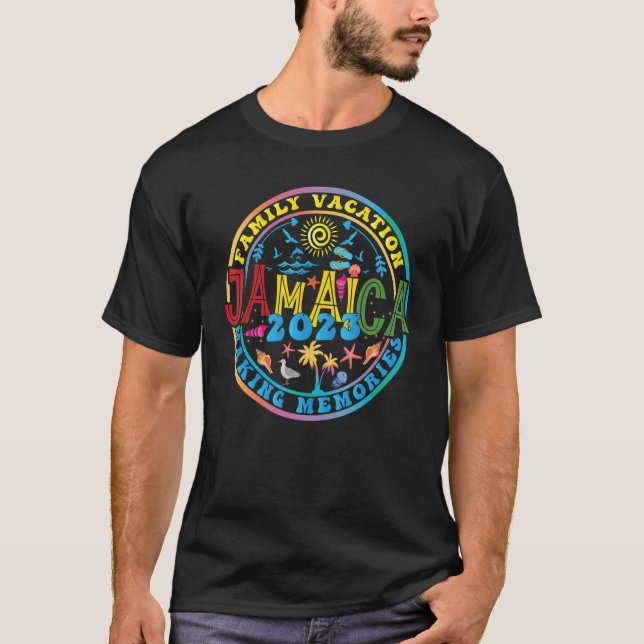 Jamaica Family Vacation 2023 Group Matching Jamaic T Shirt (Framsida)