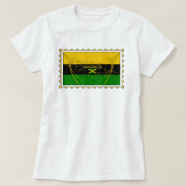 Jamaica Färg Humming Birds Frimärke T-Shirt