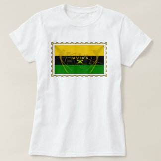 Jamaica Färg Humming Birds Frimärke T-Shirt
