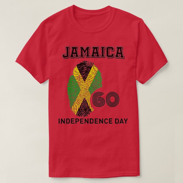 Jamaica Firande Independence day T Shirt (Design framsida)
