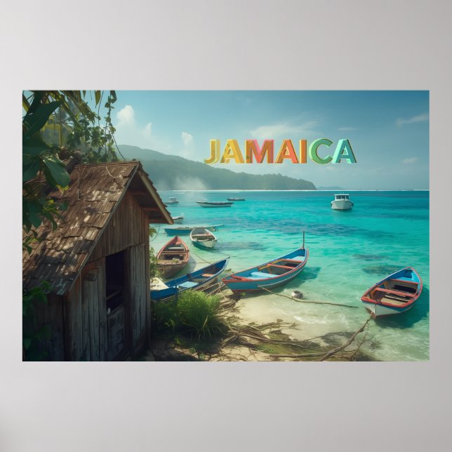 jamaica fiske stuga poster (Framsidan)