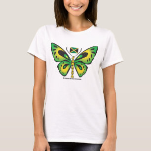 Jamaica fjärilsT-tröja Tee Shirt