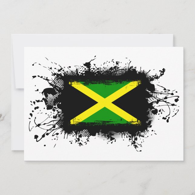 Jamaica Flagga (Framsida)