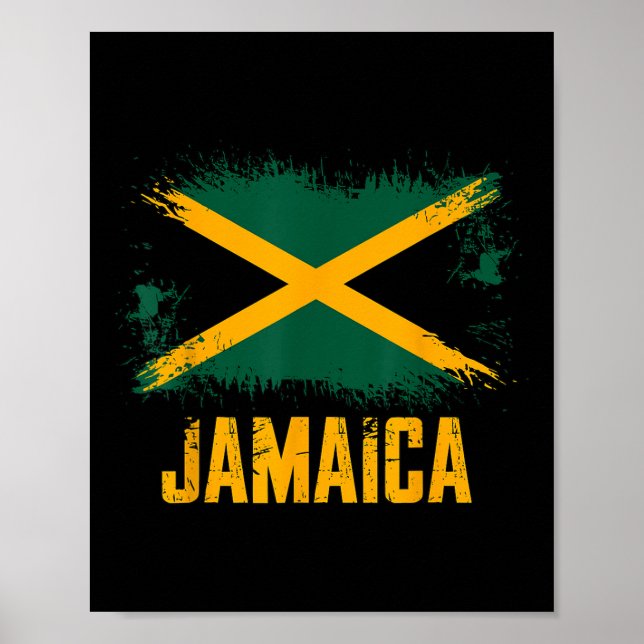 Jamaica Flagga _1 Poster (Framsidan)