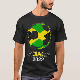 Jamaica Flagga 2022 Supporter Jamaican Ocer Team J T Shirt