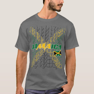 Jamaica Flagga 2 T Shirt