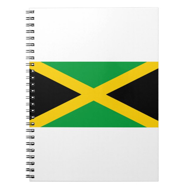 Jamaica Flagga Anteckningsbok (Framsidan)