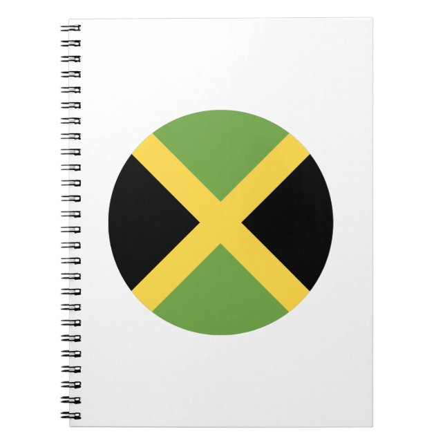 Jamaica Flagga Anteckningsbok (Framsidan)