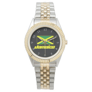 Jamaica flagga armbandsur