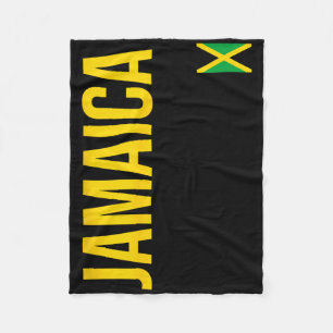 Jamaica Flagga Atletisk Fotboll Sport Tröja Fleecefilt