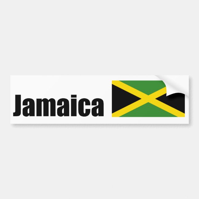 jamaica flagga bildekal (Framsidan)