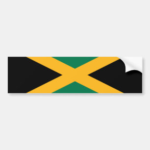 Jamaica Flagga Bildekal
