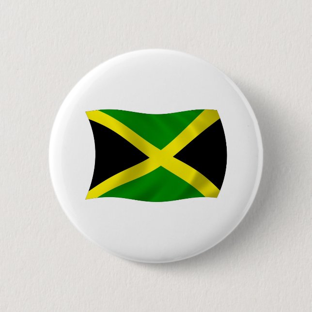 Jamaica Flagga Button Knapp (Framsida)