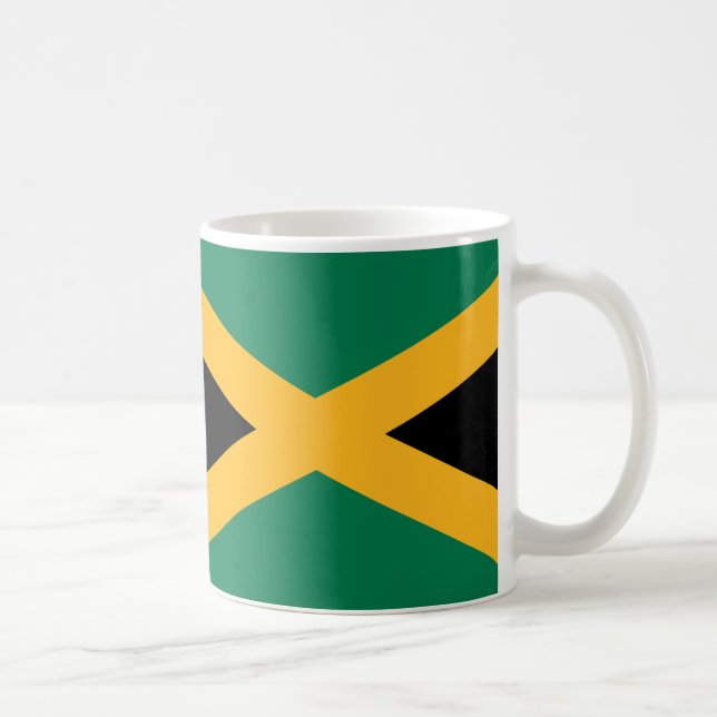 Jamaica Flagga Ceramic Mugg (Höger)