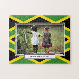 JAMAICA Flagga Foto Pussel