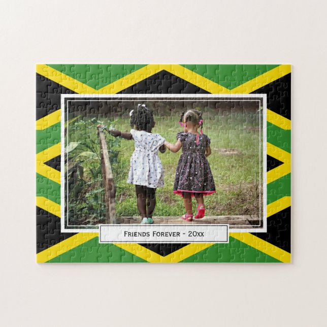 JAMAICA Flagga| Foto Pussel (Horisontell)
