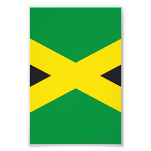 Jamaica flagga fototryck